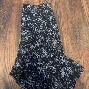 Lululemon Athletica Black and Gray Leggings